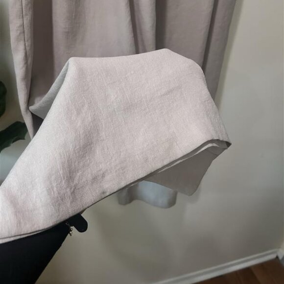 ZARA - LATTE FLOWY TROUSERS - Women's M - Picture 3 of 3